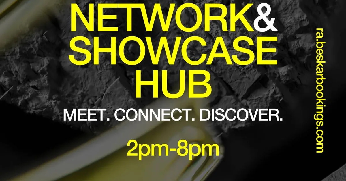 Artwork NETWORK & SHOWCASE HUB by Beskar Bookings, Decks & Stories and Loud Ladies