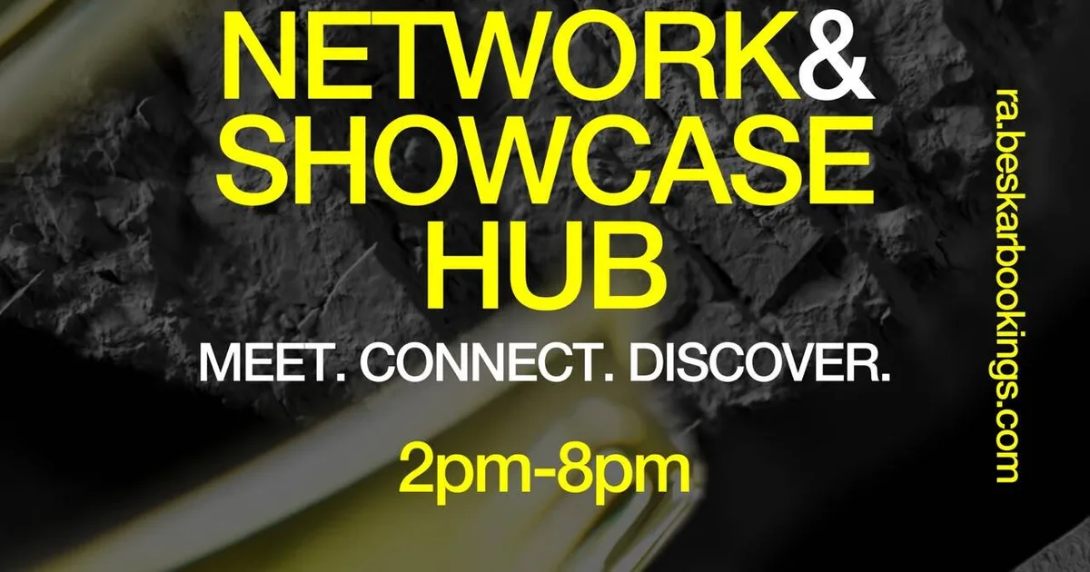 Artwork NETWORK & SHOWCASE HUB by Beskar Bookings, Decks & Stories and Loud Ladies