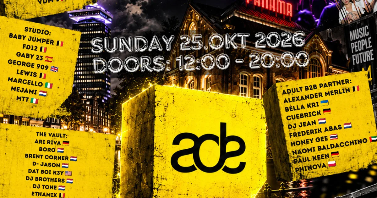 Kids Rave · Panama, Amsterdam · zo 25 okt 2026
