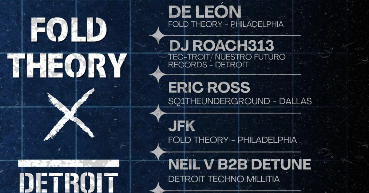 Killacutz X Fold Theory X Detroit Techno Militia · KILLACUTZ, Amsterdam · Thu, 22 Oct 2026