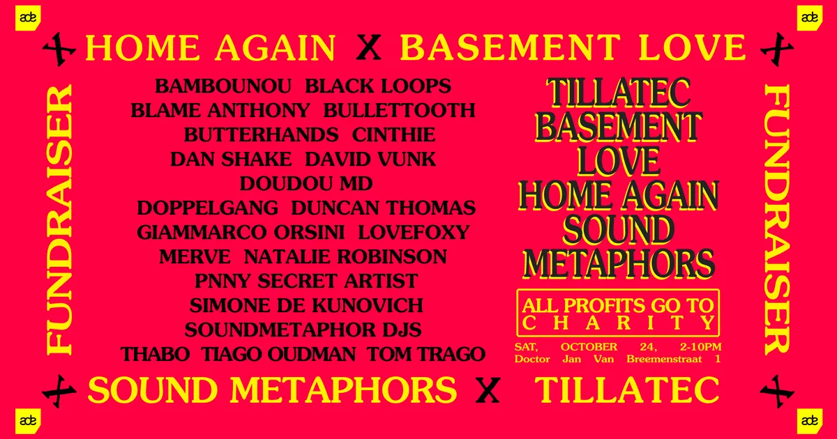 Artwork Home Again x Sound Metaphors x Basement Love - Fundraiser