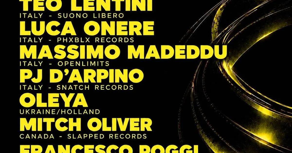 Artwork Suono Libero - Event Records Showcase