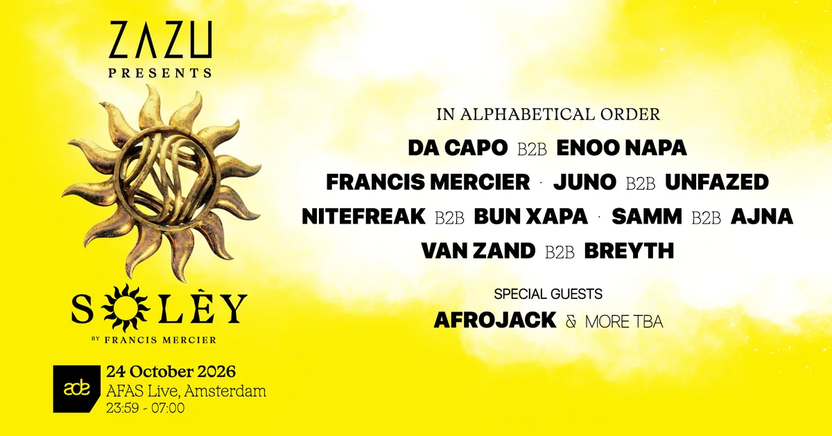 Artwork ZAZU presents: SOLÈY by Francis Mercier