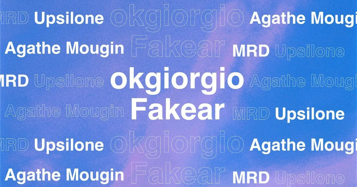 Artwork Okgiorgio, Fakear + more names TBA
