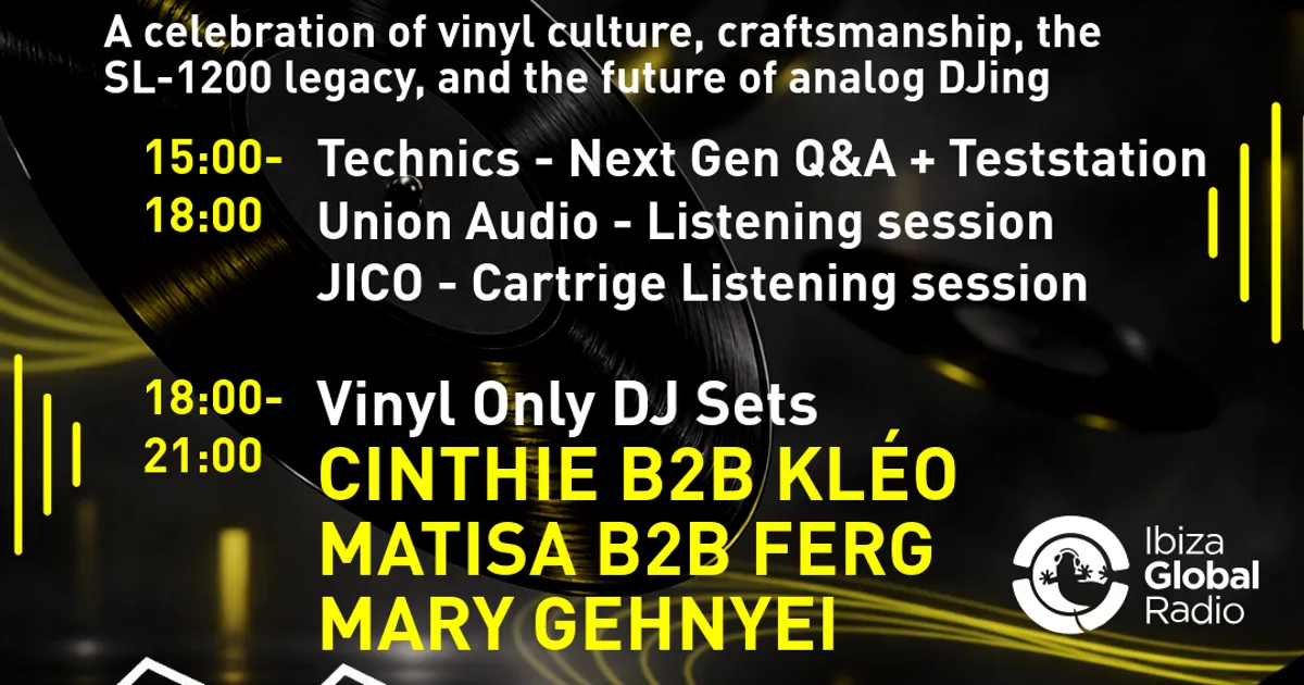 Artwork Technics Vinyl Club – Rush Hour Record Store Takeover