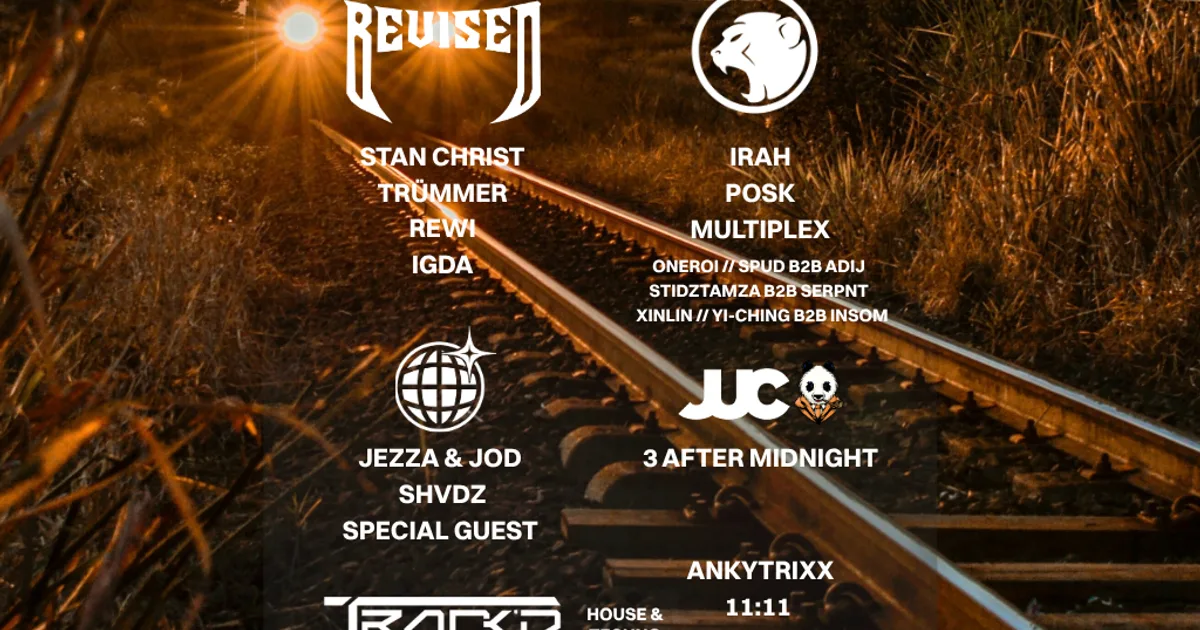 Artwork 50:HERTZ X REVISED BY STAN CHRIST X PRTY X TRACK'D X JUC X CHEEKY MONDAY - Thursday Sunrise Trip (05:30 - 09:30)