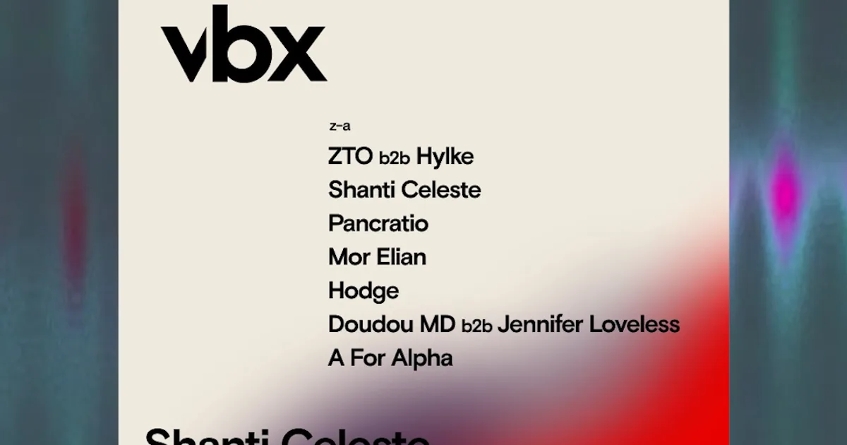 Artwork Shanti Celeste Curates VBX