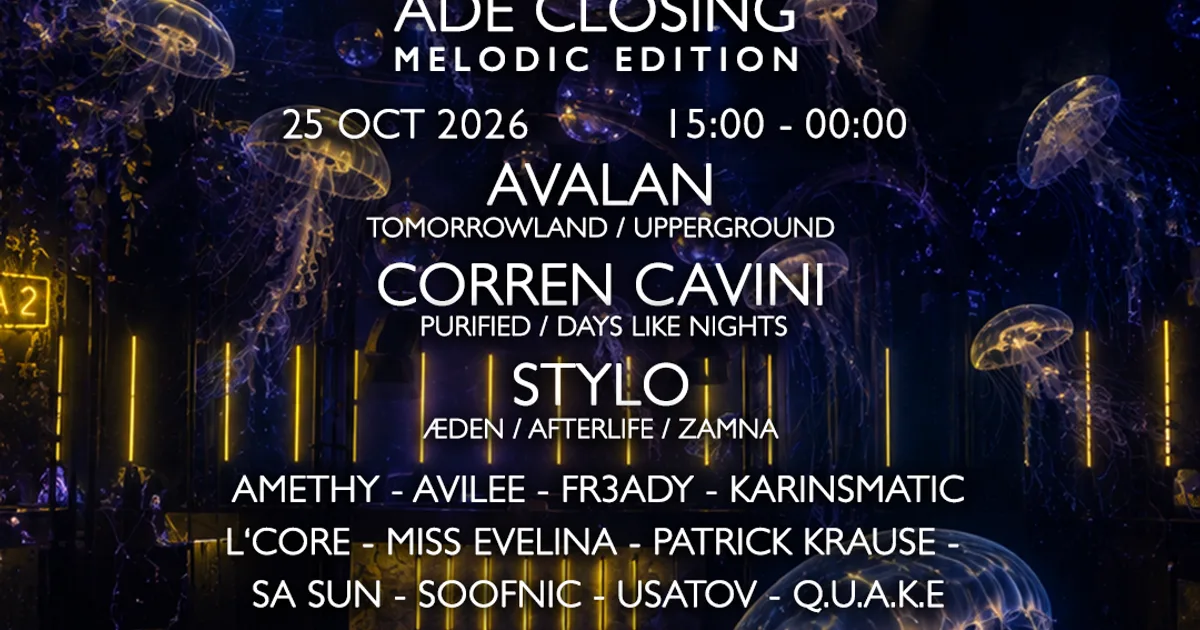 Artwork Dive Deep: Closing - Melodic Edition w/ AVALAN, Corren Cavini, Stylo